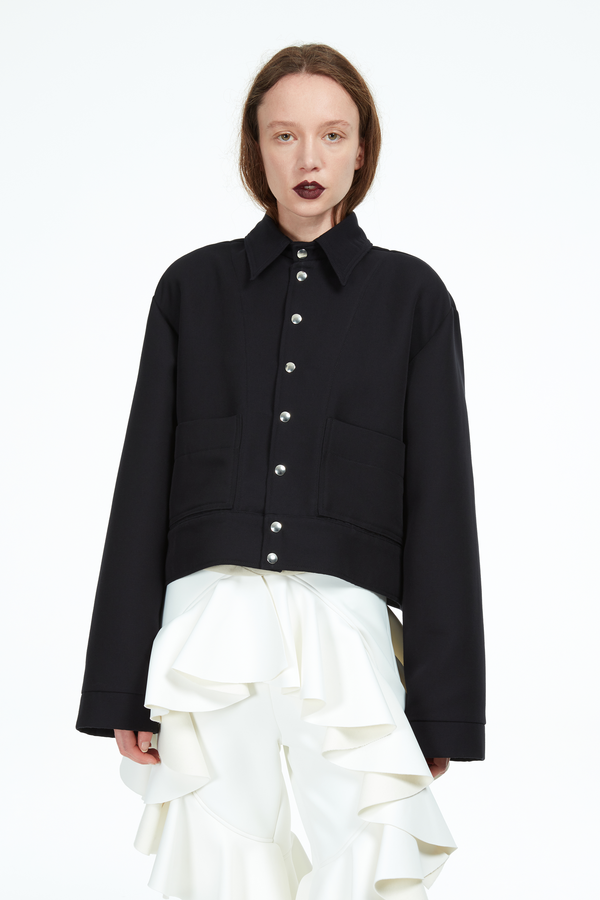 Black boxy jacket