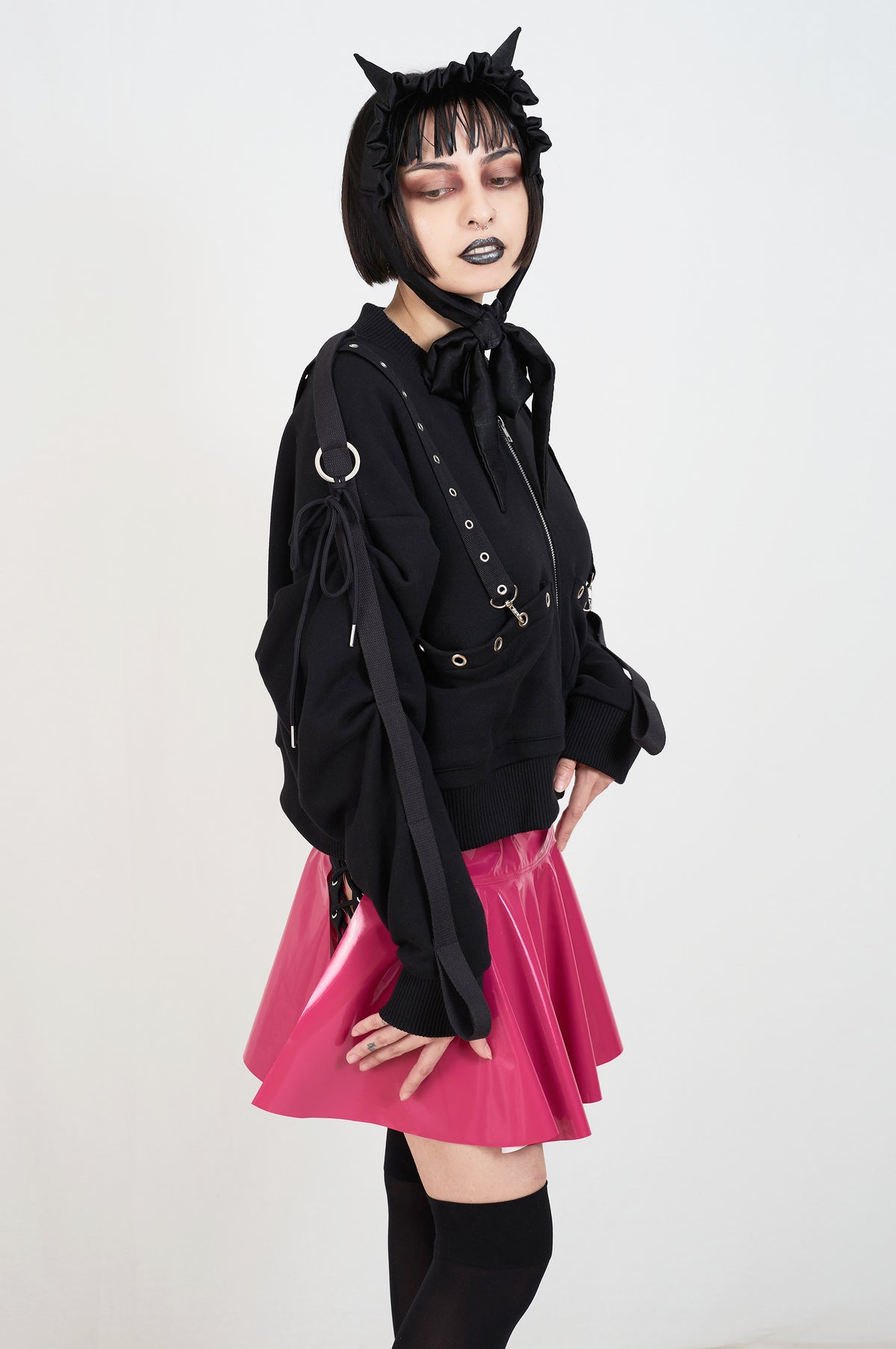 cropped bomber jacket