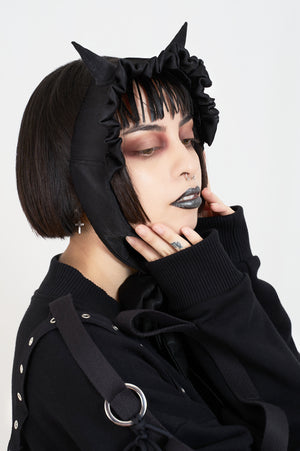 black satin headband