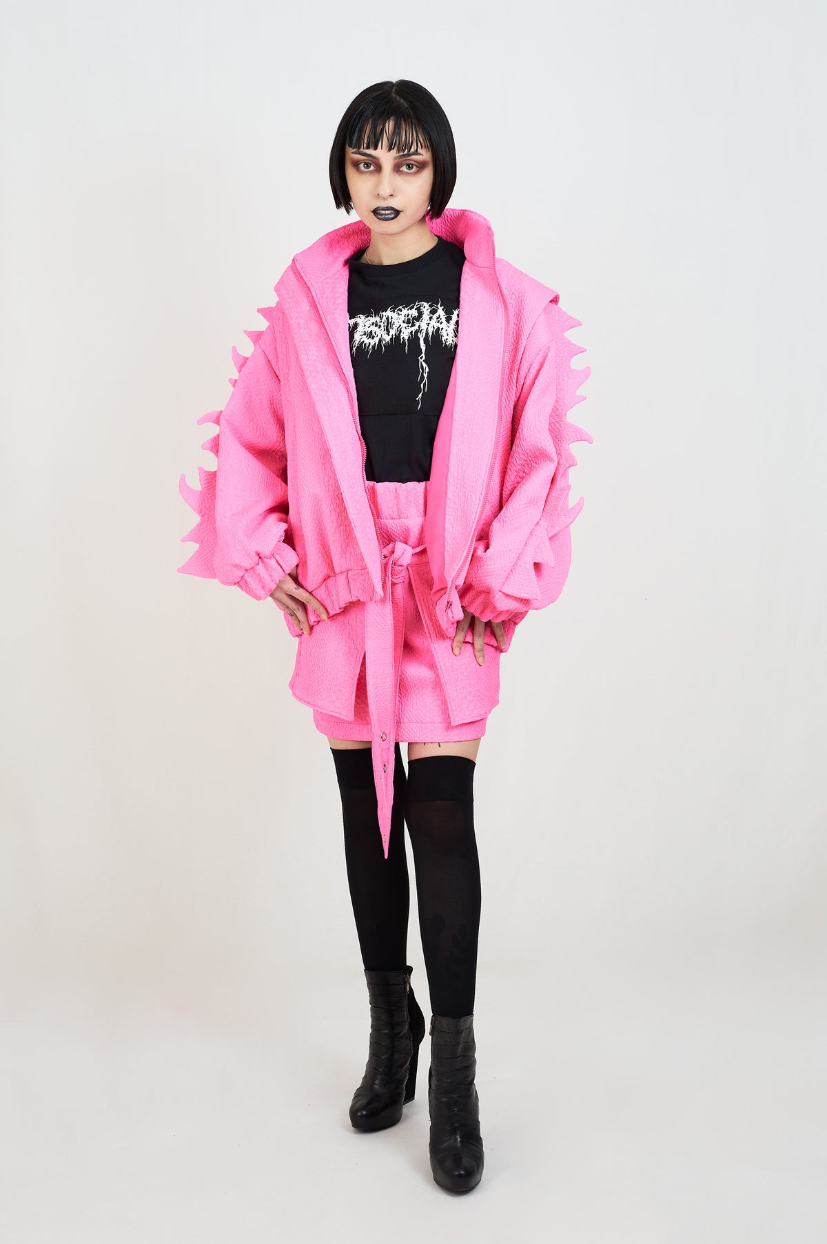 pink oversize jacket