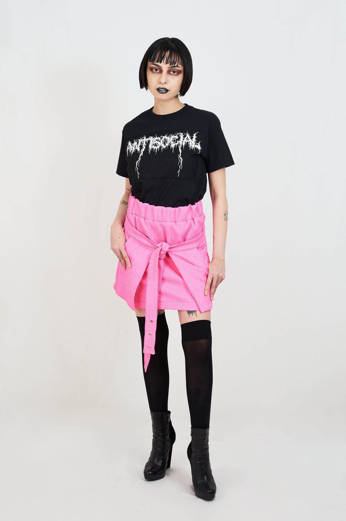 PINK THORNS SKIRT