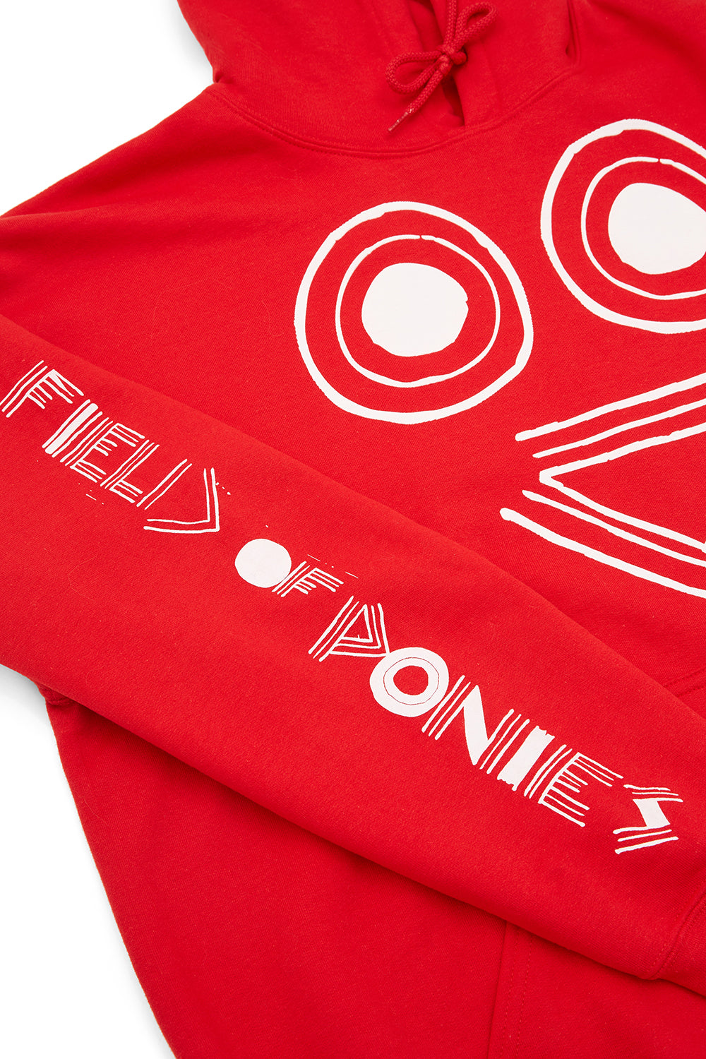RED "HELLO, SHOOT ME" HOODIE